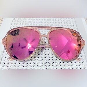 Blenders Eyewear Pink Aviator Sunglasses